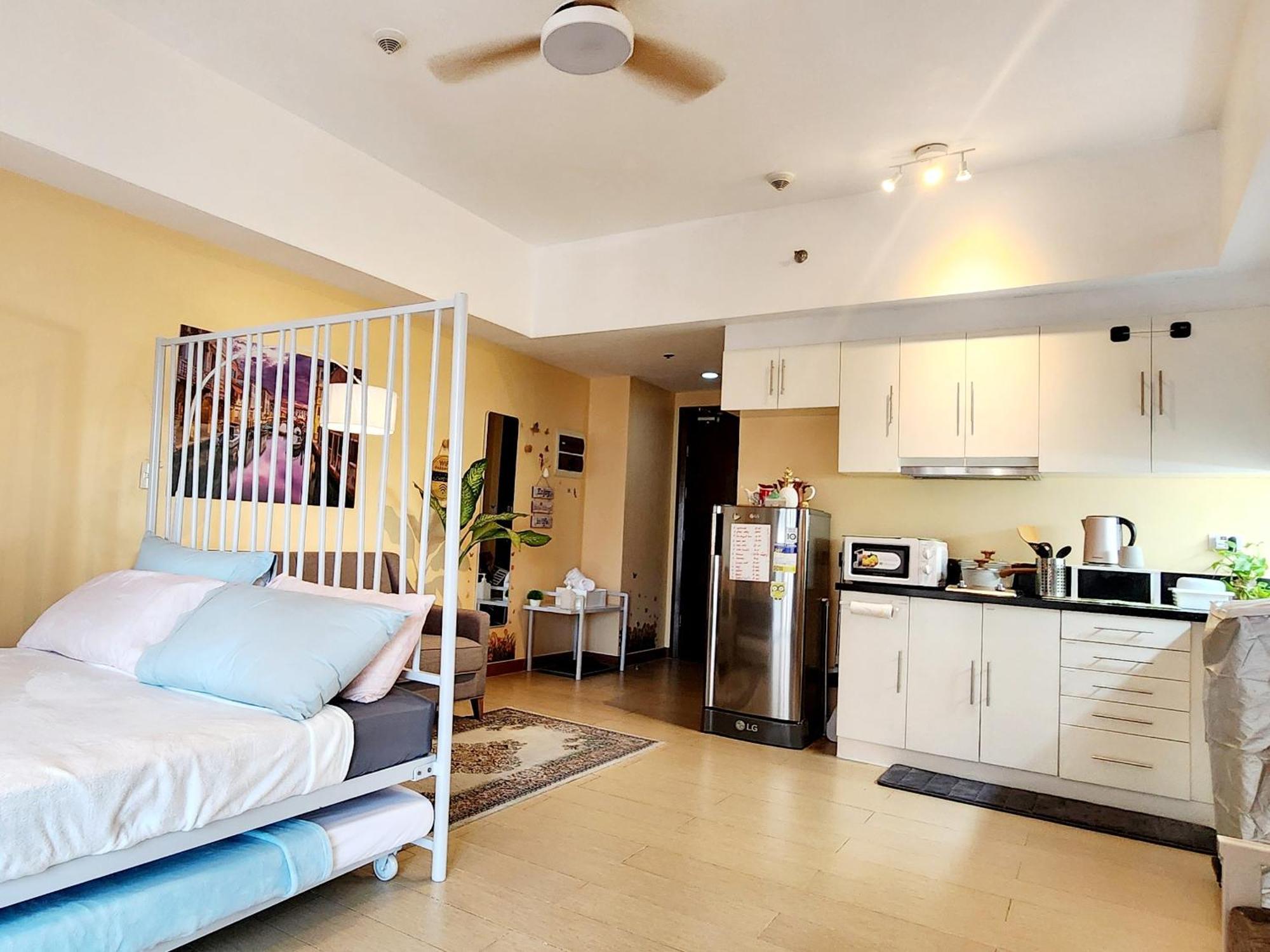 Spacious Cozy Suite At The Venice Mall With Free Parking And Washing Machine (Adults Only) Taguig Cameră foto